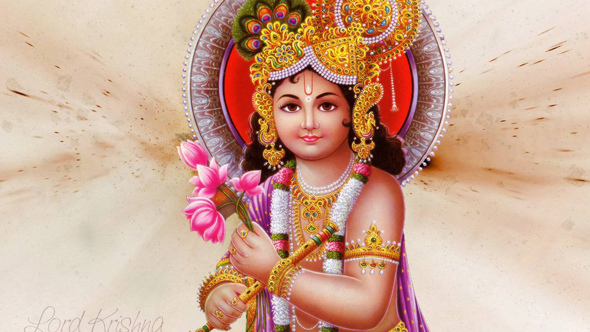 Beautiful Krishna Govinda Deity