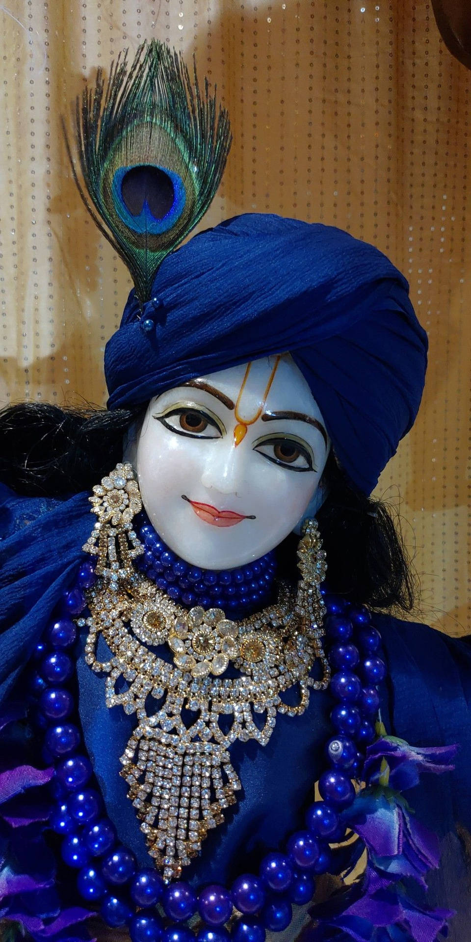 Bellissima Estetica Krishna Royal Blue Sfondo