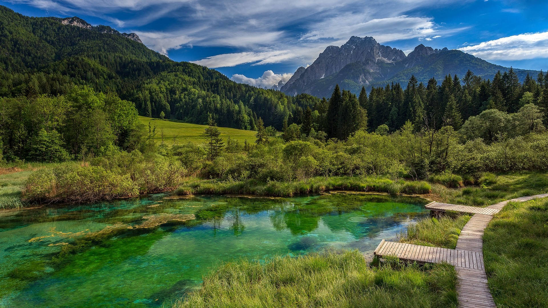 Beautiful Landscape Of Lake Bled, Slovenia Wallpaper