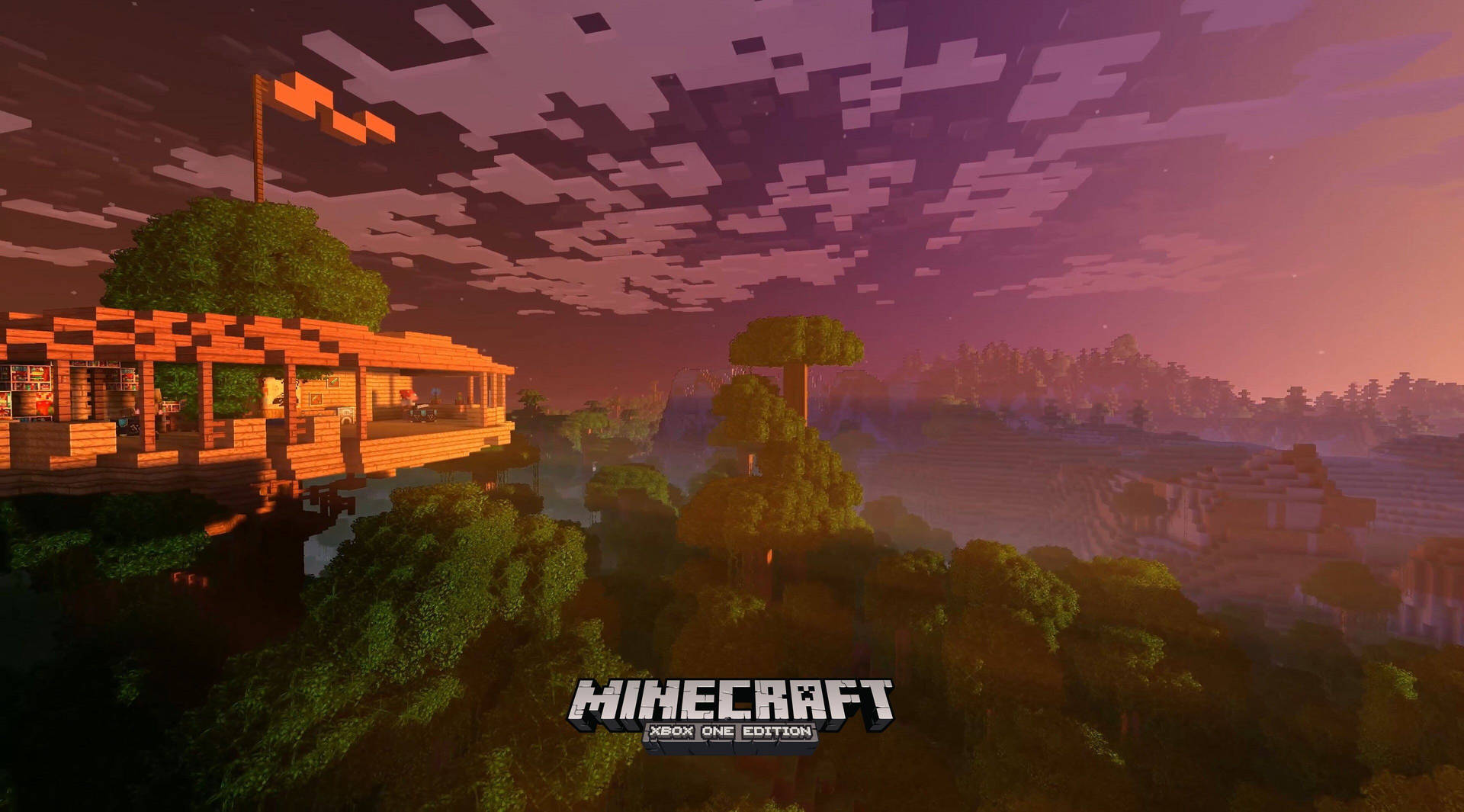 Beautiful Minecraft Xbox One Edition Poster Background