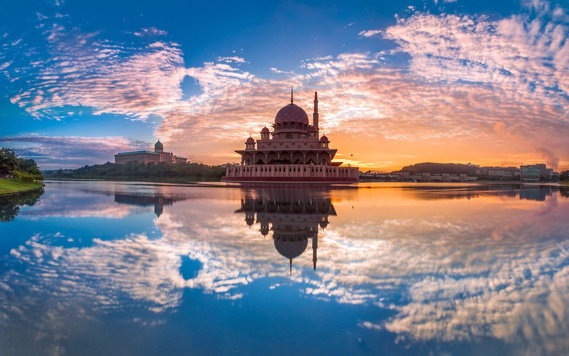 Smukke Mosque Putrajaya Malaysia Wallpaper