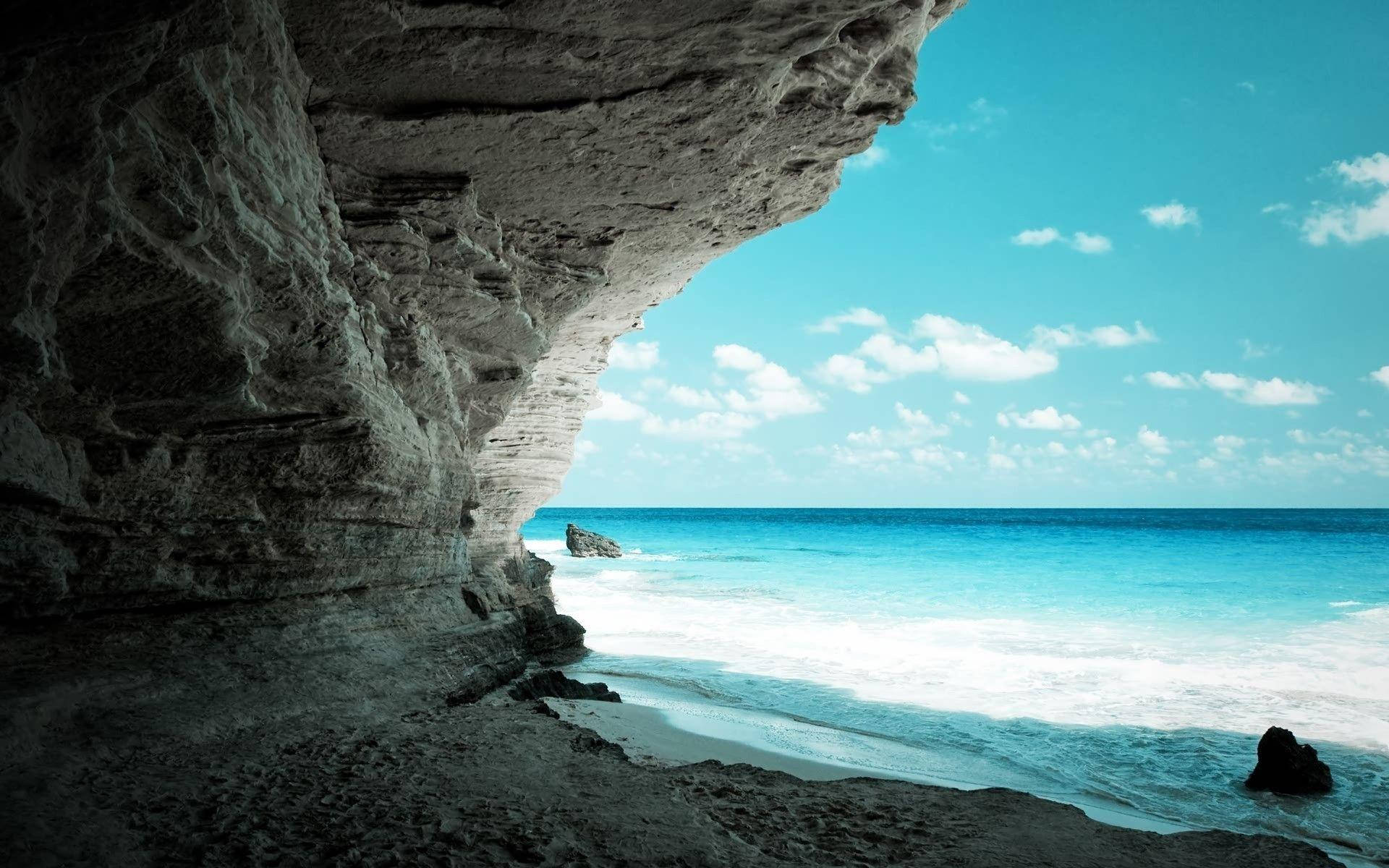 Beautiful Nature Photography Beach Shade Wallpaper