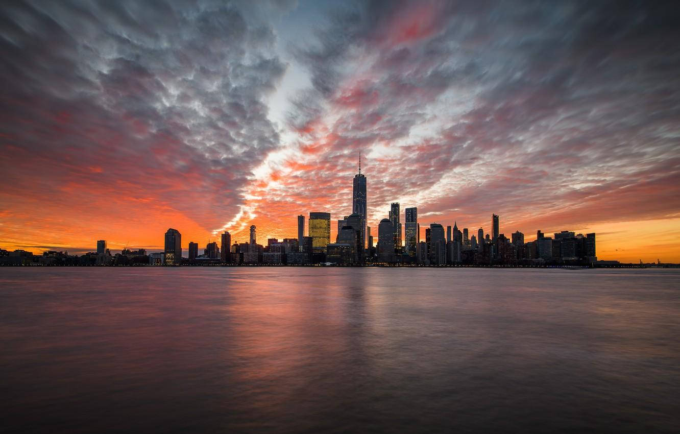 Beautiful New Jersey City Skyline Wallpaper