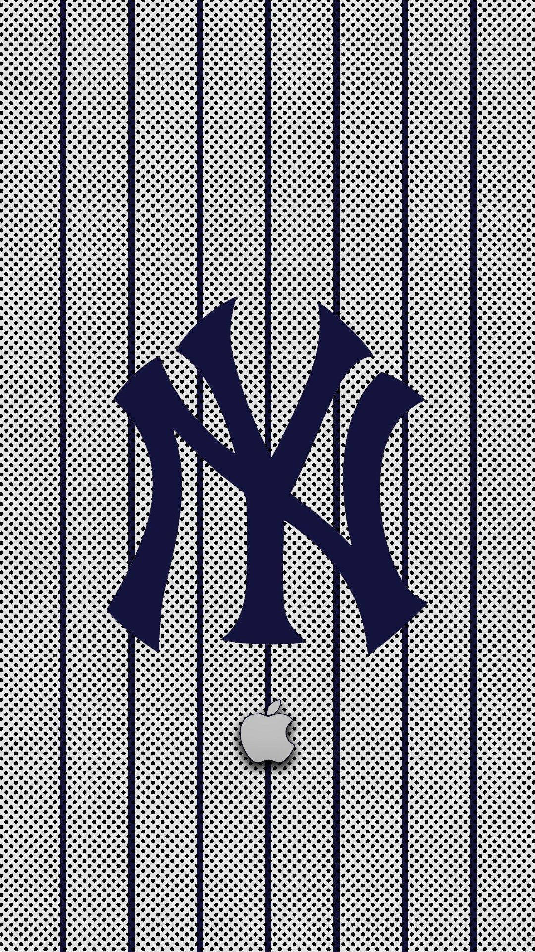 New York Yankees NY Apple Logo Wallpaper