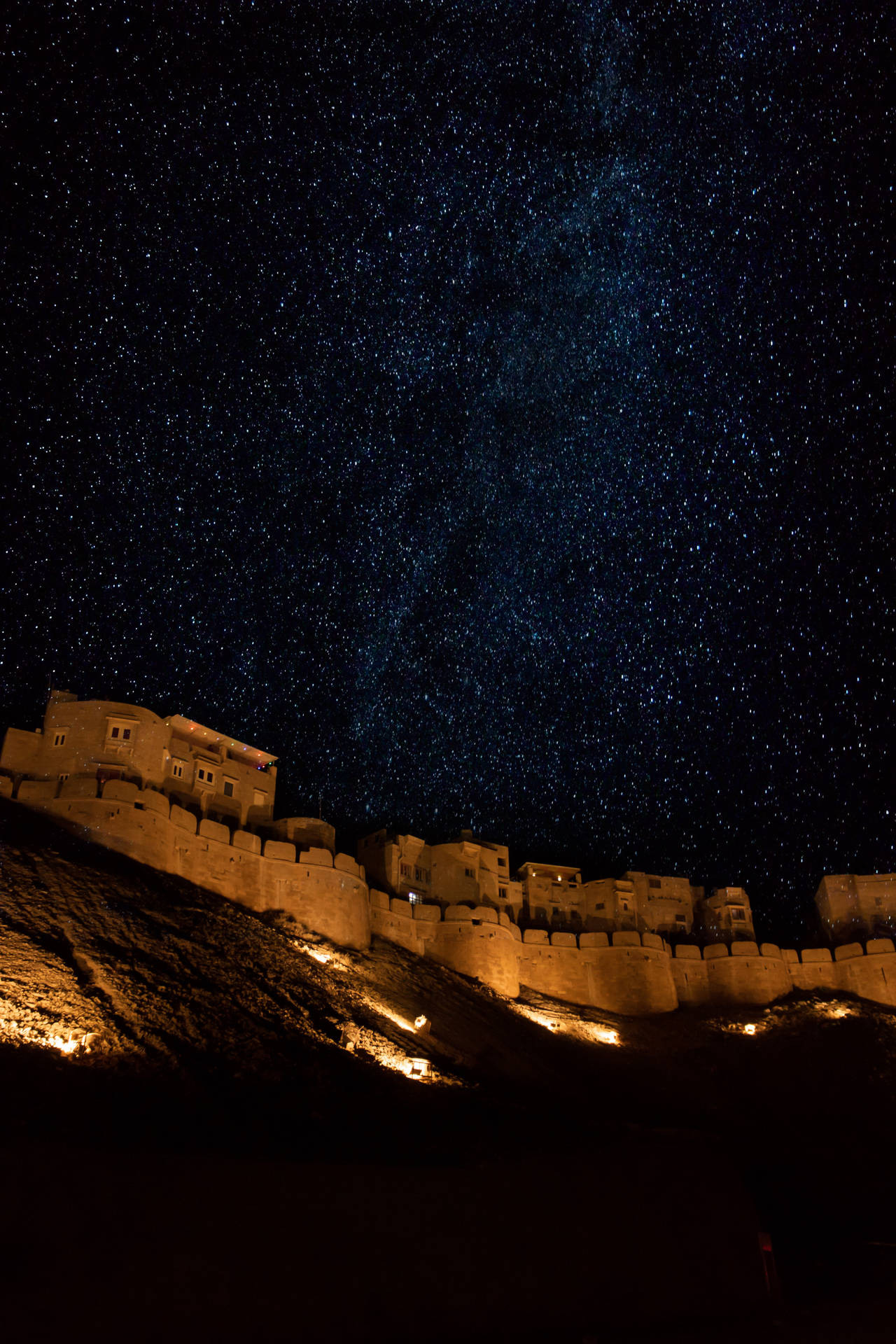 Beautiful Night In Jaisalmer Fort