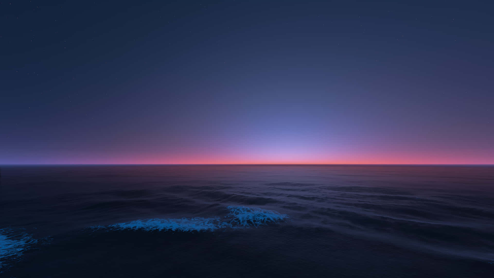 Stunning panoramic shot of a serene ocean scene. Wallpaper