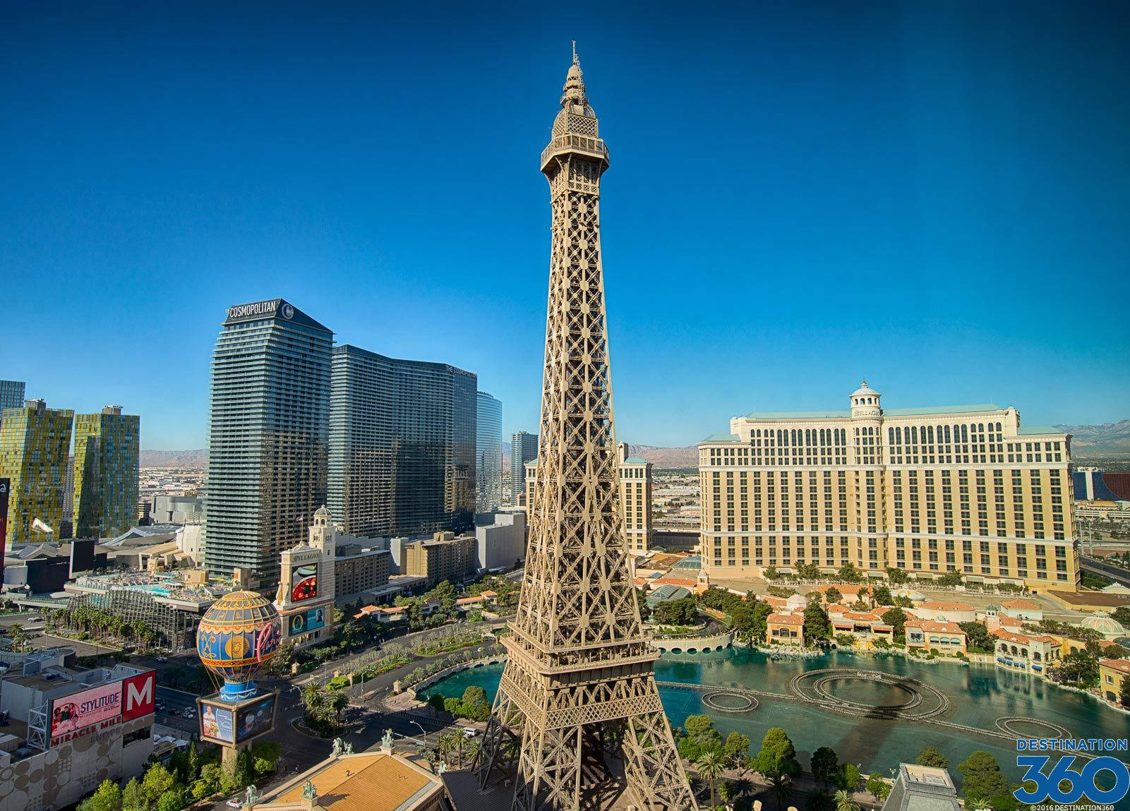 Hermosaatracción Turística De París Las Vegas. Fondo de pantalla