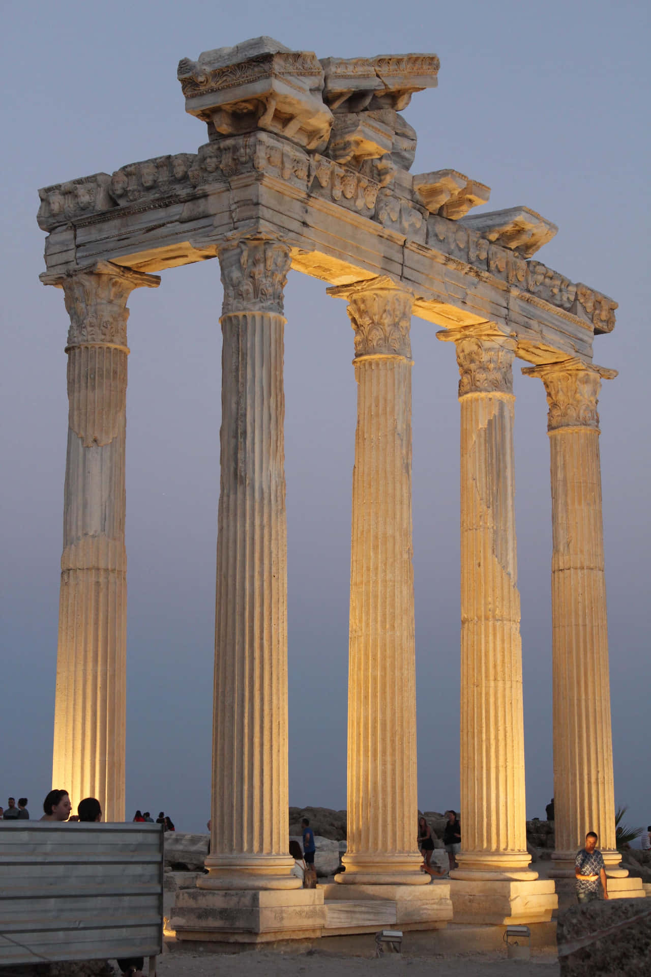 Beautiful Photograph Of The Temple Of Apollo Wallpaper