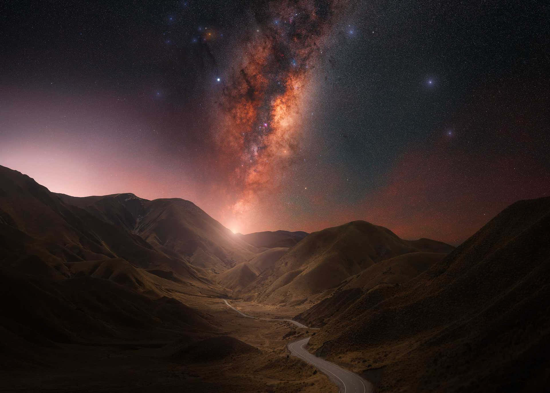 Vackerbild Av Vintergatan.