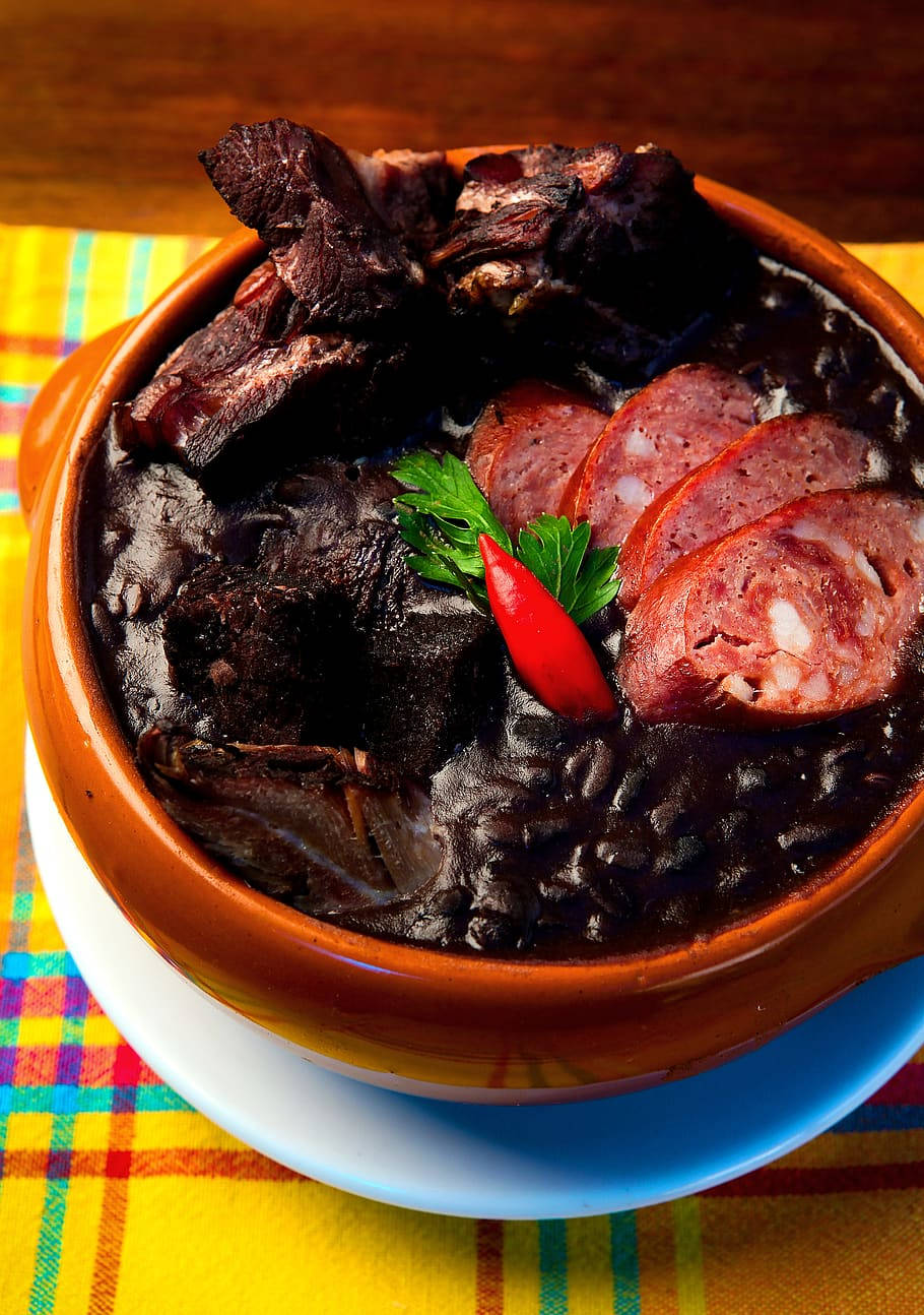 Authentic Brazilian Feijoada Stew - A Delightful Culinary Journey Wallpaper