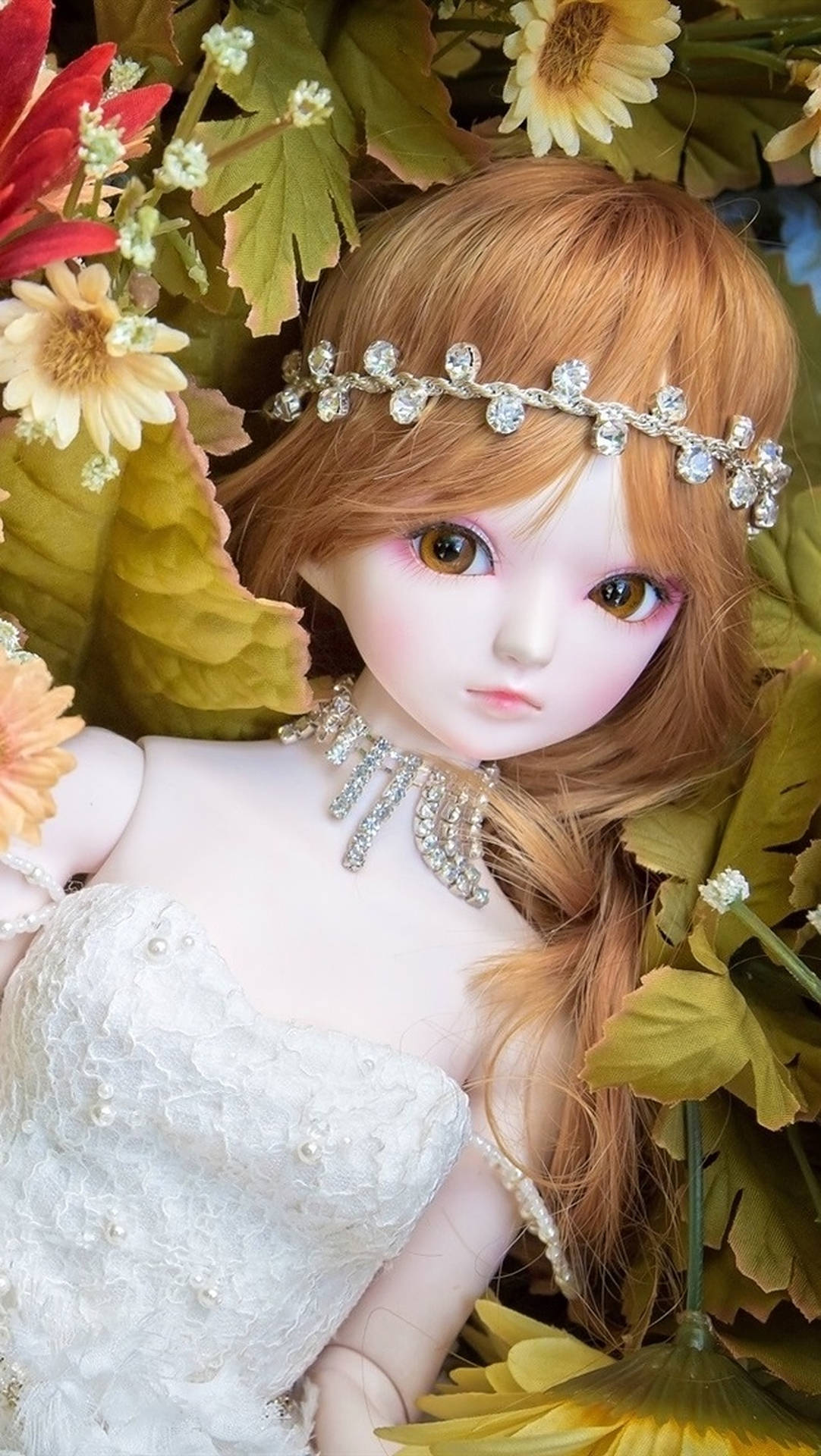 Snow white  Princess flower girl dresses Barbie bridal Cute girl hd  wallpaper
