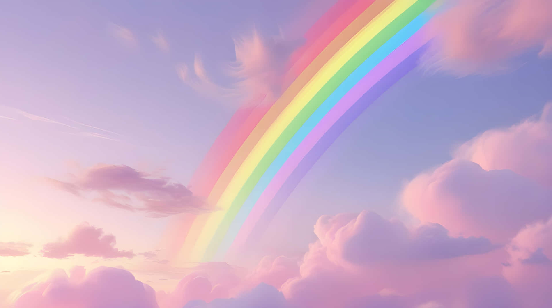 Beautiful Rainbow Sky Wallpaper