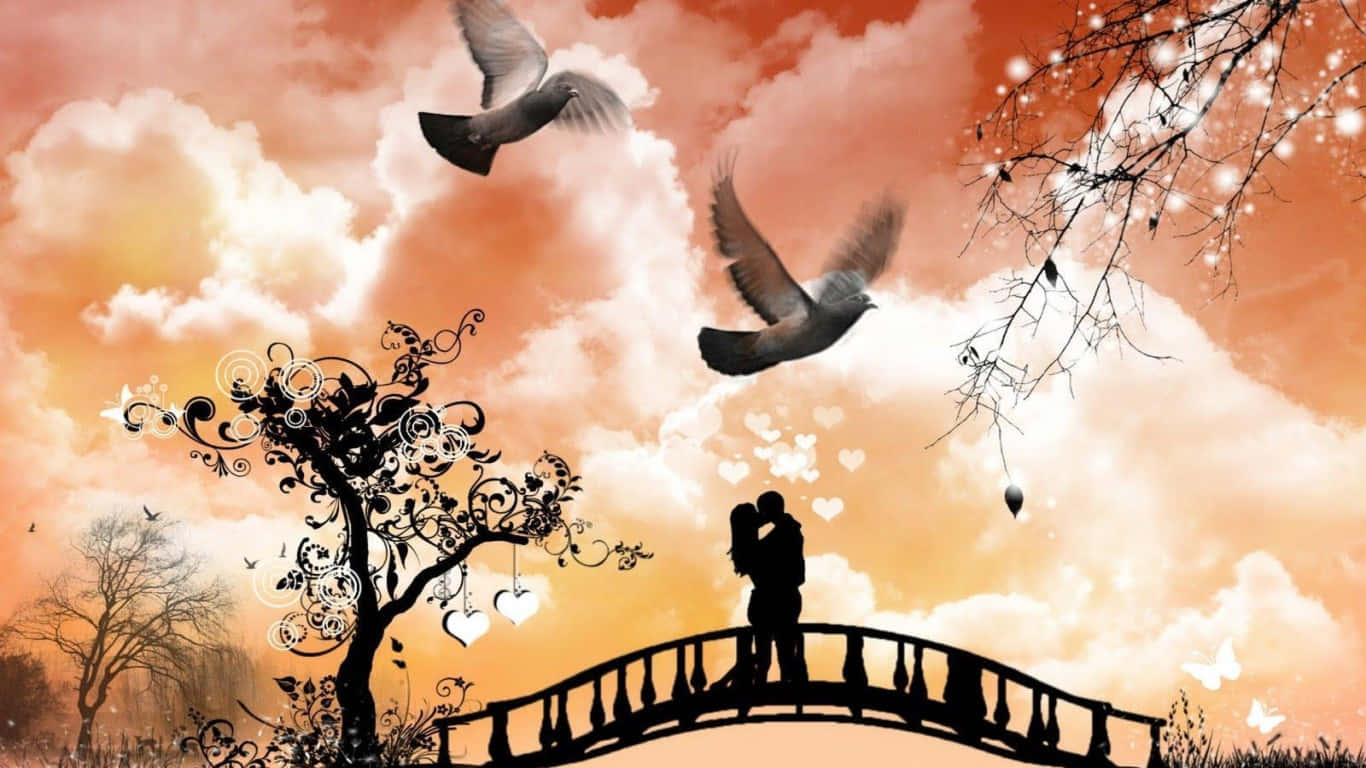 30 Romantic Valentines Day Wallpaper  Art and Design  Valentines  wallpaper Romantic wallpaper Love couple wallpaper