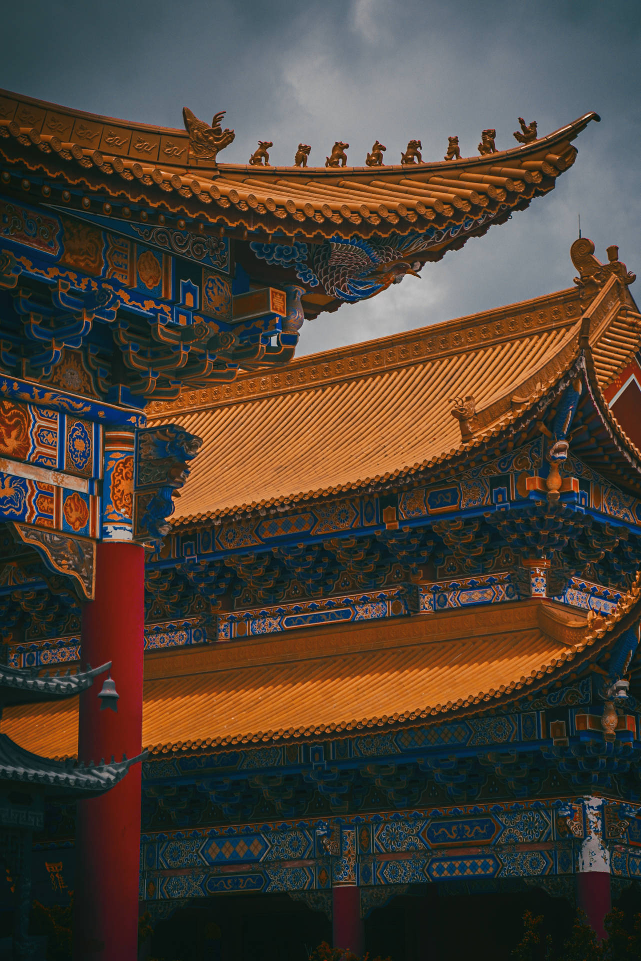 Beautiful Roof Forbidden City Wallpaper