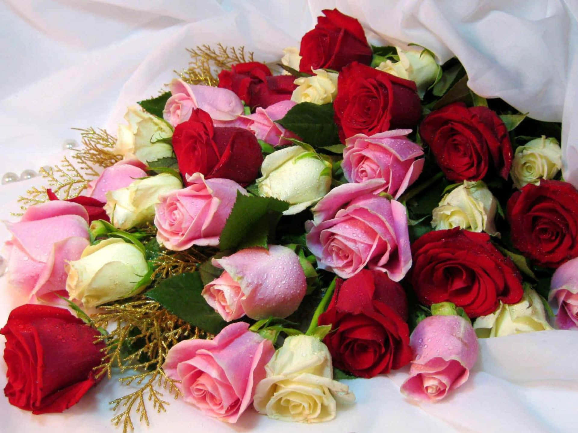 Beautiful Rose Bouquet Wallpaper