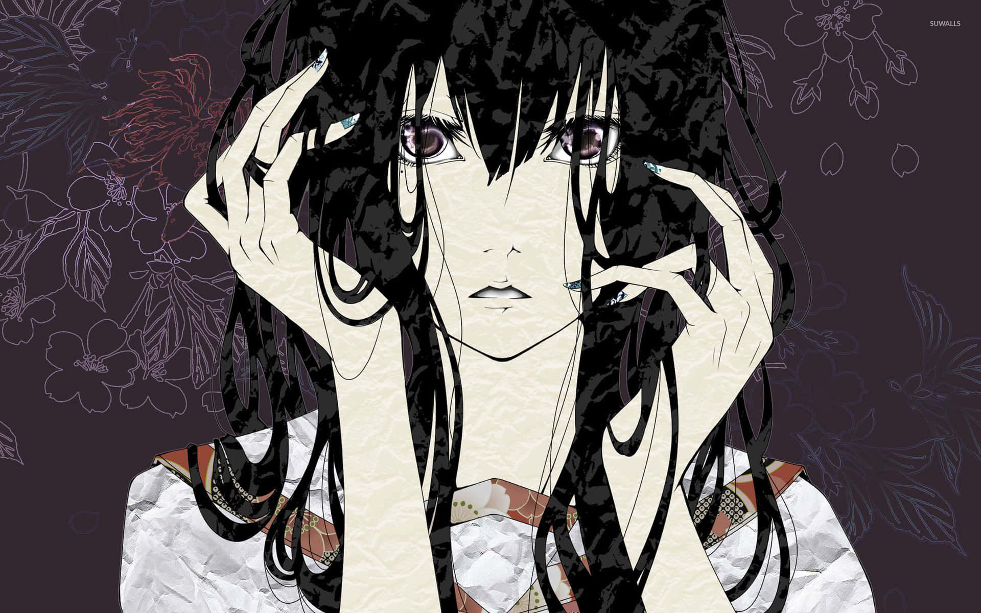 Img  A beautiful, sad anime in the rain Wallpaper