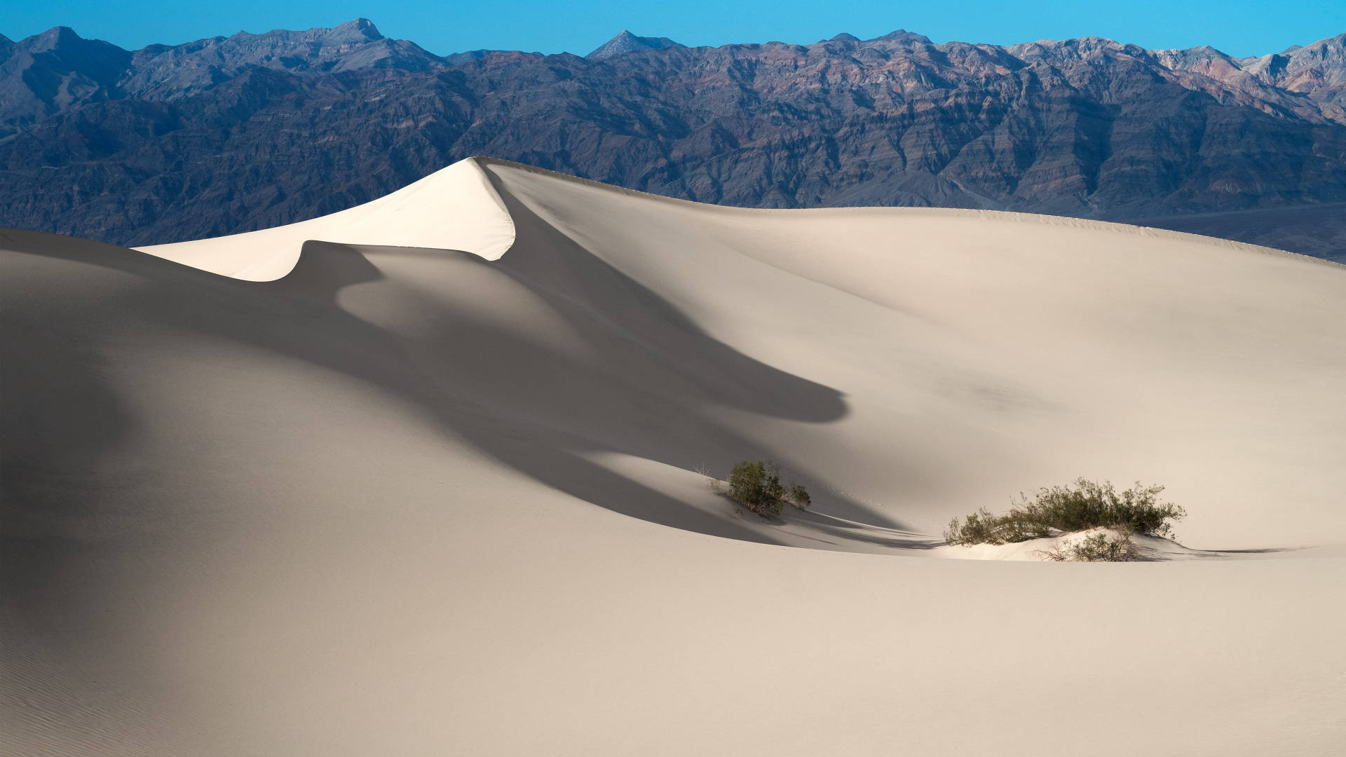 Vackrasanddyner I Death Valley. Wallpaper