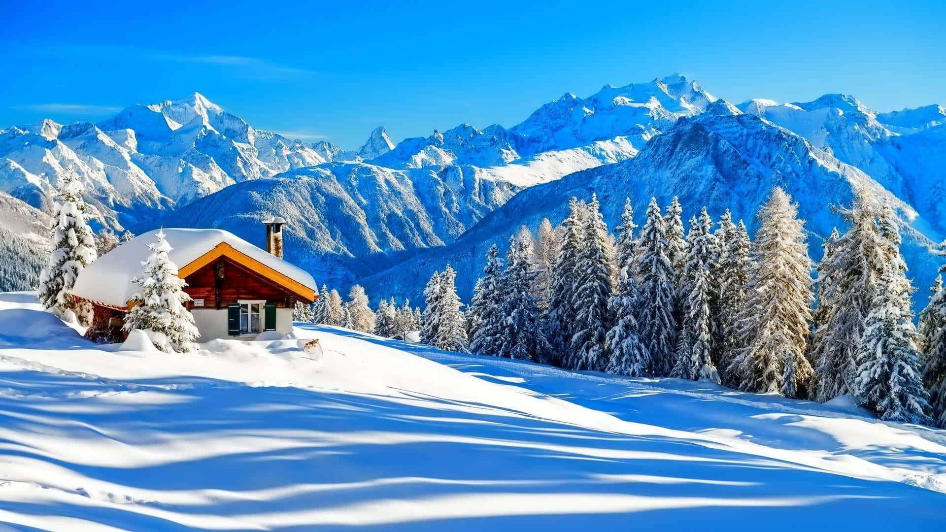 Beautiful Snow Mountains Picture