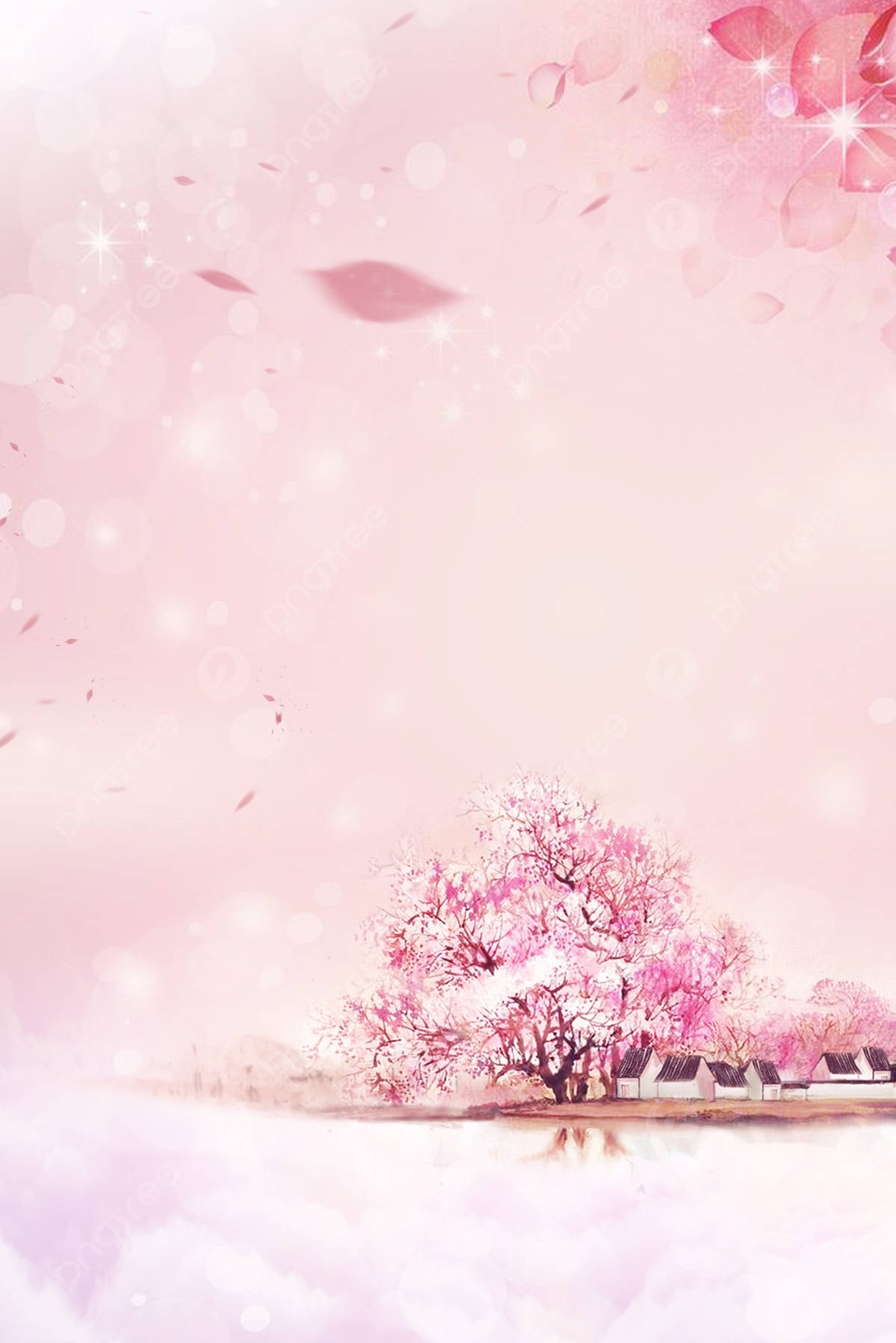 Schönerfrühling Pfirsichblütenbaum Wallpaper
