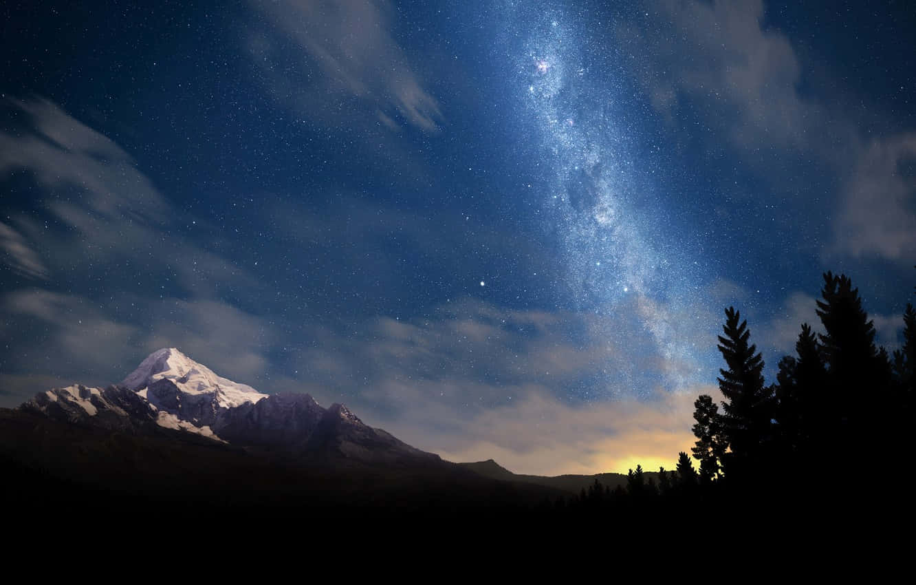Captivating Starry Night Sky Wallpaper