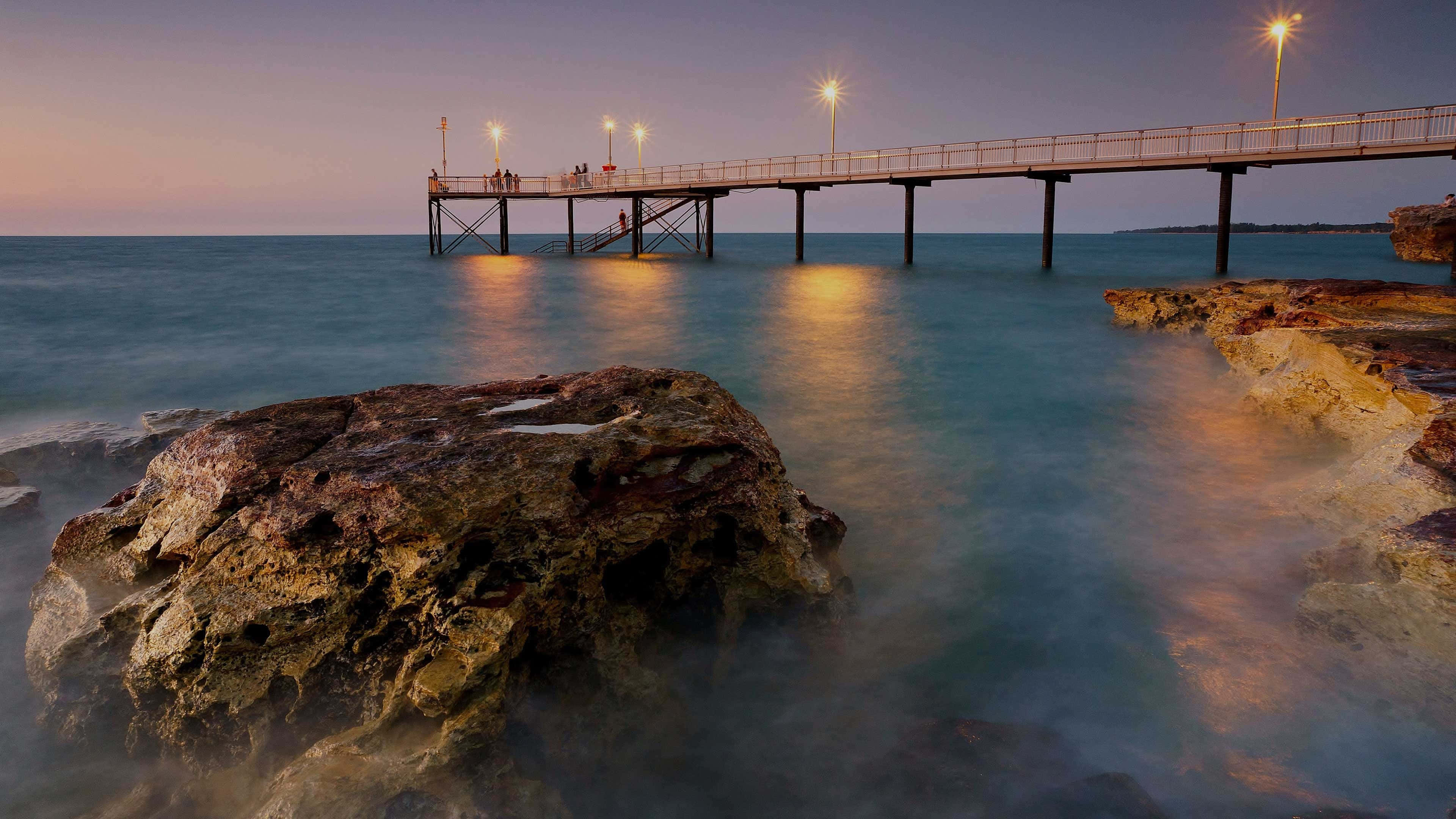 Beautiful Sunset At Darwin Waterfront, Australia Wallpaper