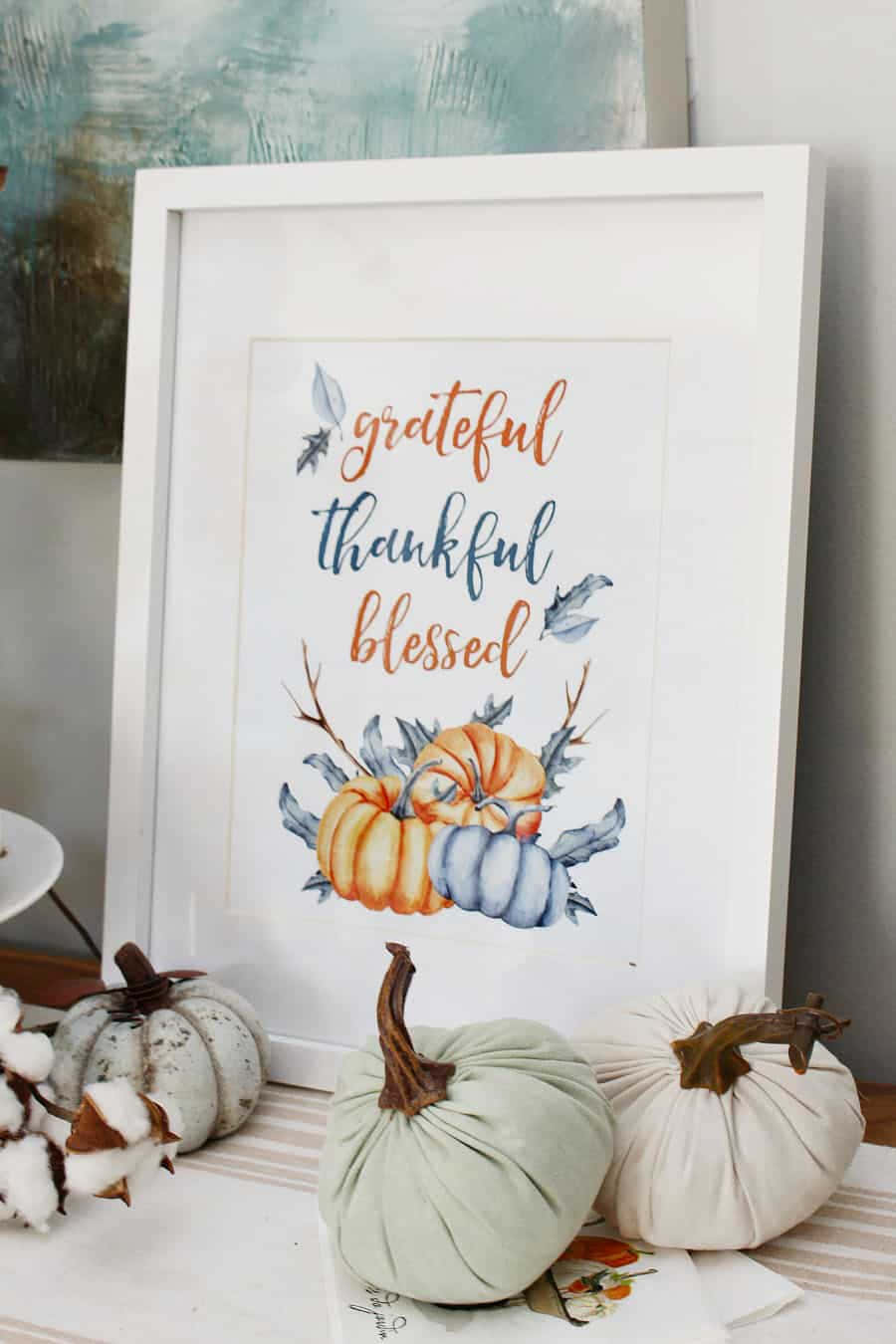 Beautiful Thanksgiving Frame Picture