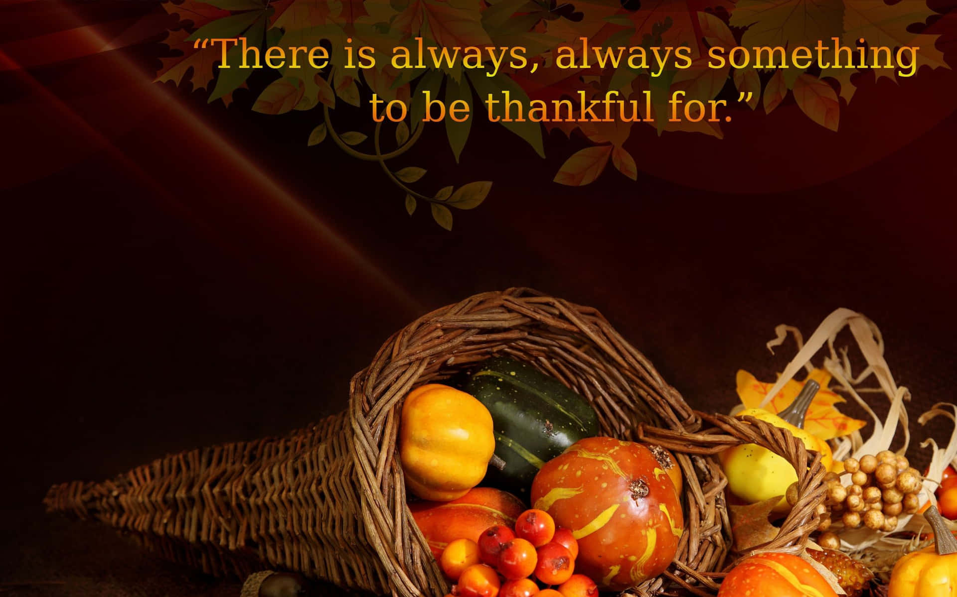 Tak med en smuk Thanksgiving fest. Wallpaper