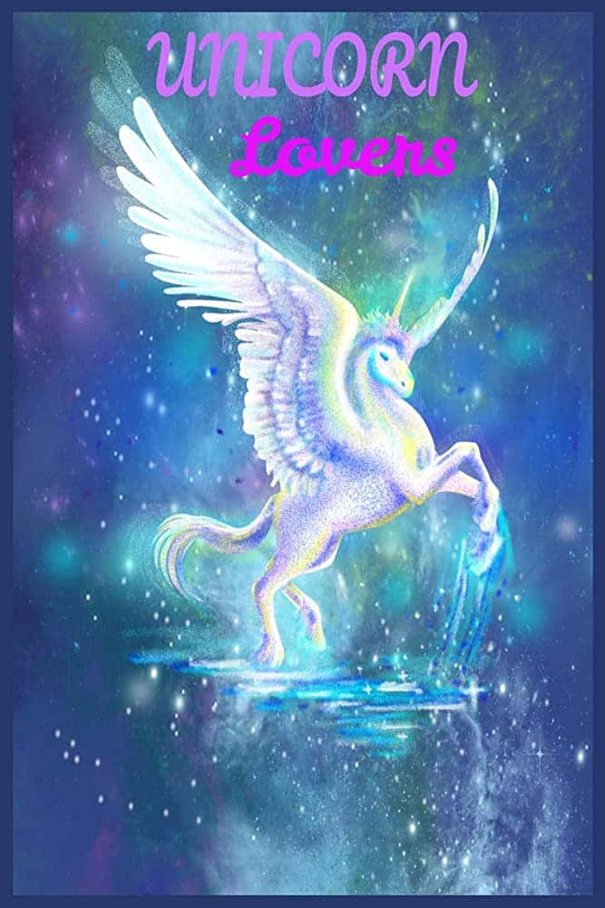 Beautiful Unicorn With Wings Standing In Space Picture
