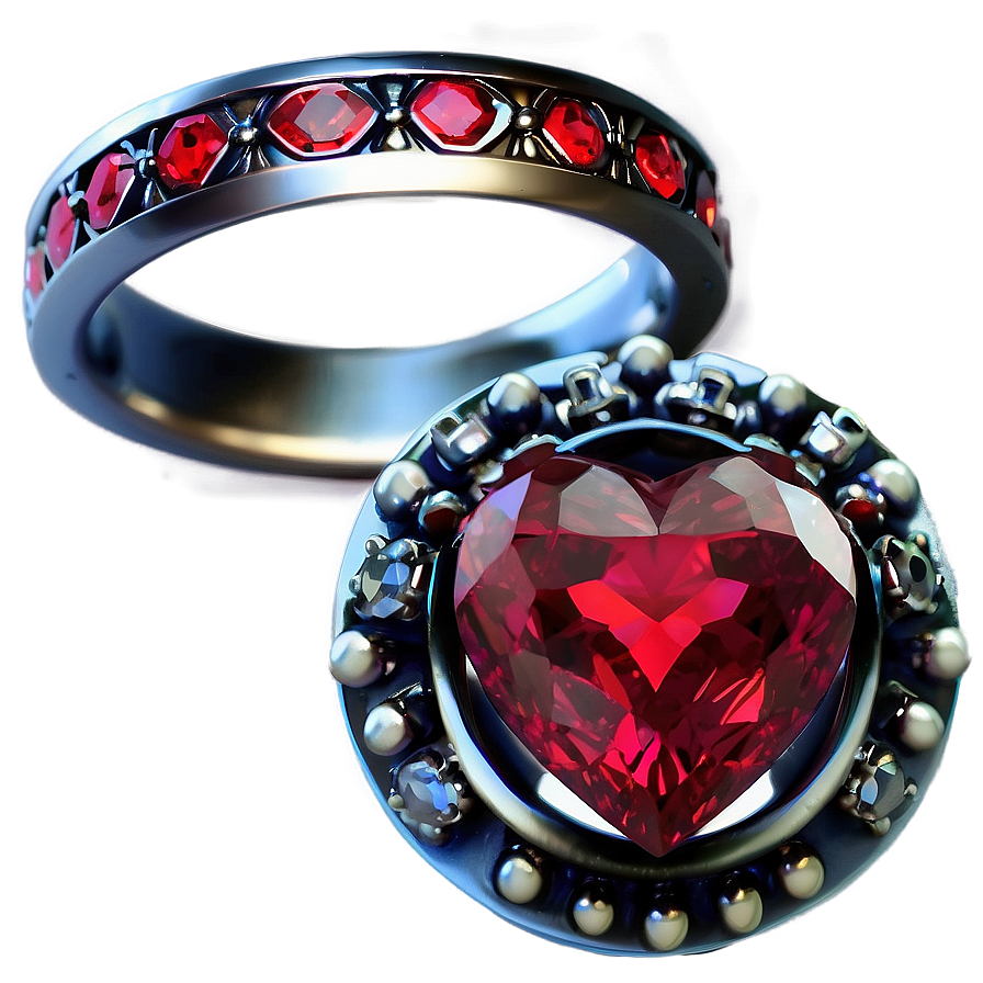 Beautiful Valentine's Day Ring Png Ahp PNG