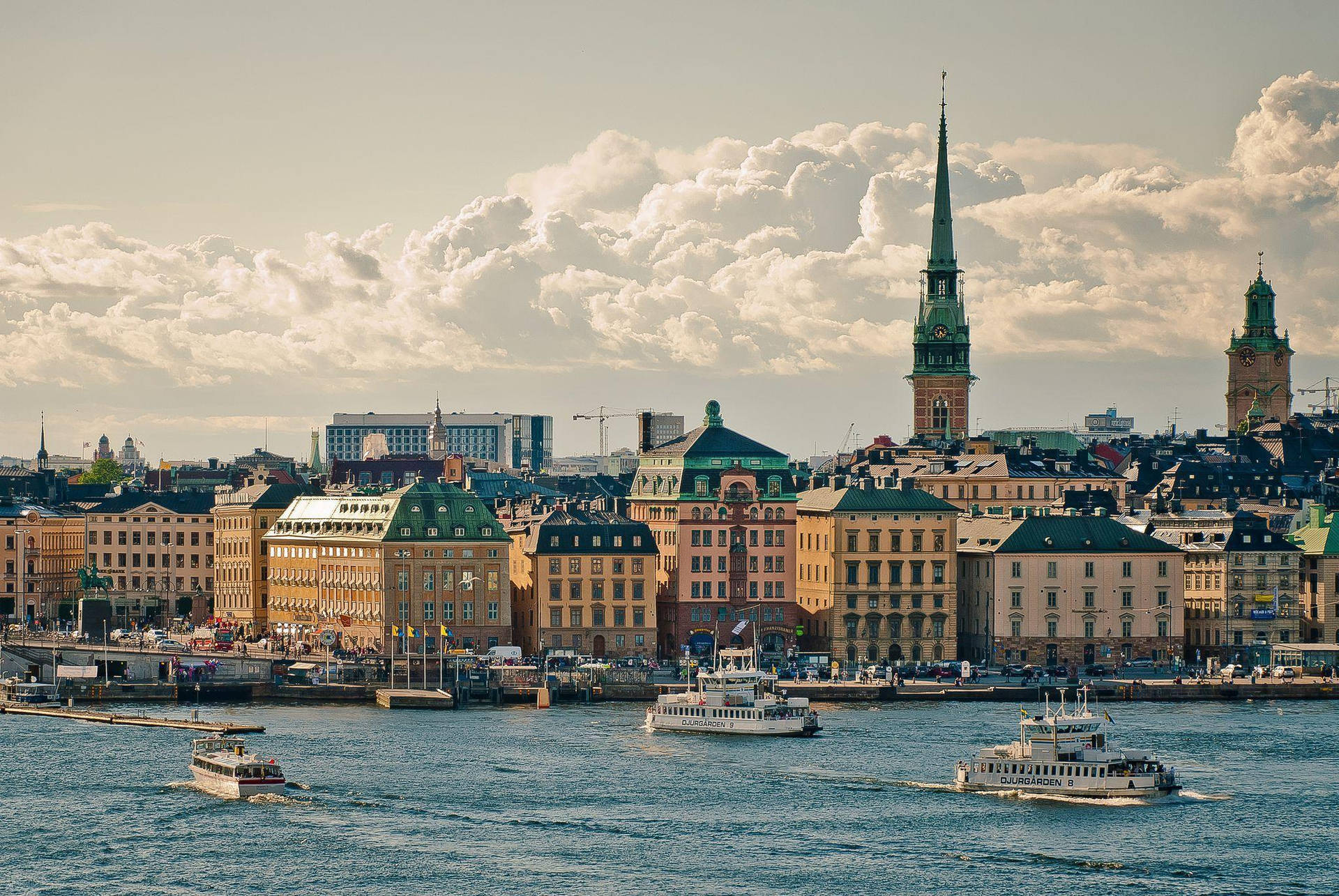 Beautiful View Of Stockholm Sweden Wallpaper
