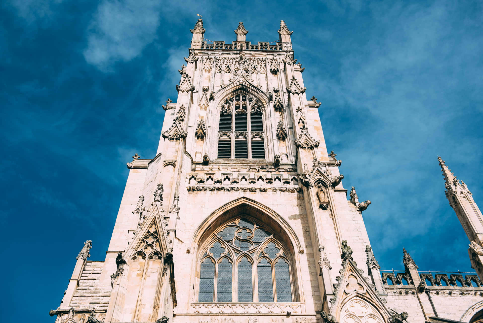 Beautiful York Minster Cathedral Tower Wallpaper