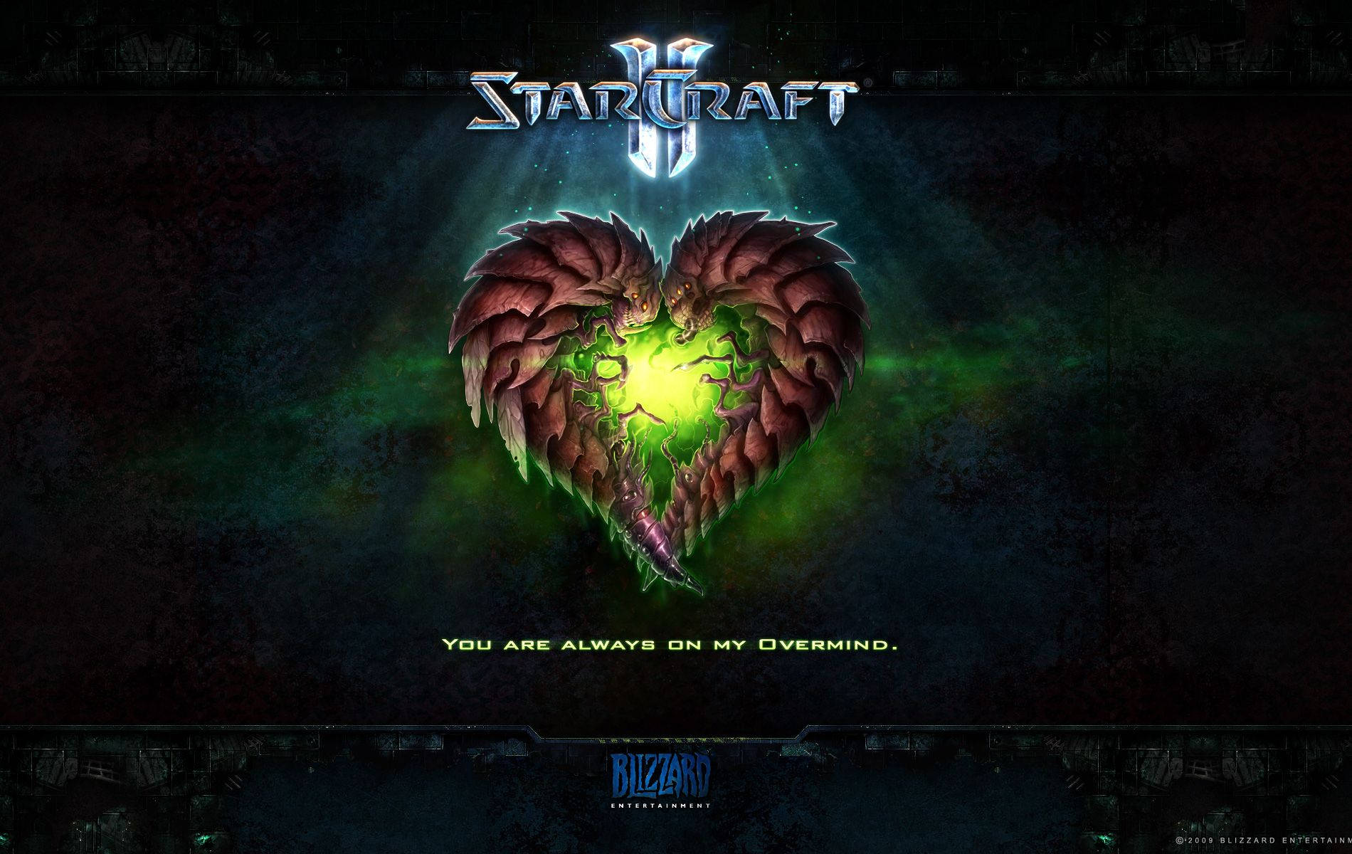 Beautiful Zerg Heart Starcraft Wallpaper