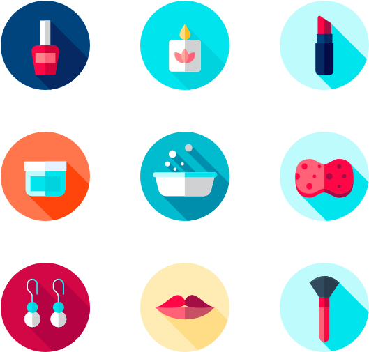 Beautyand Self Care Icons PNG