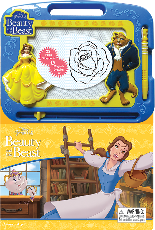 Beautyandthe Beast Magnetic Drawing Kit PNG