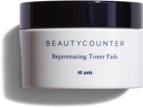 Beautycounter Rejuvenating Toner Pads Container PNG