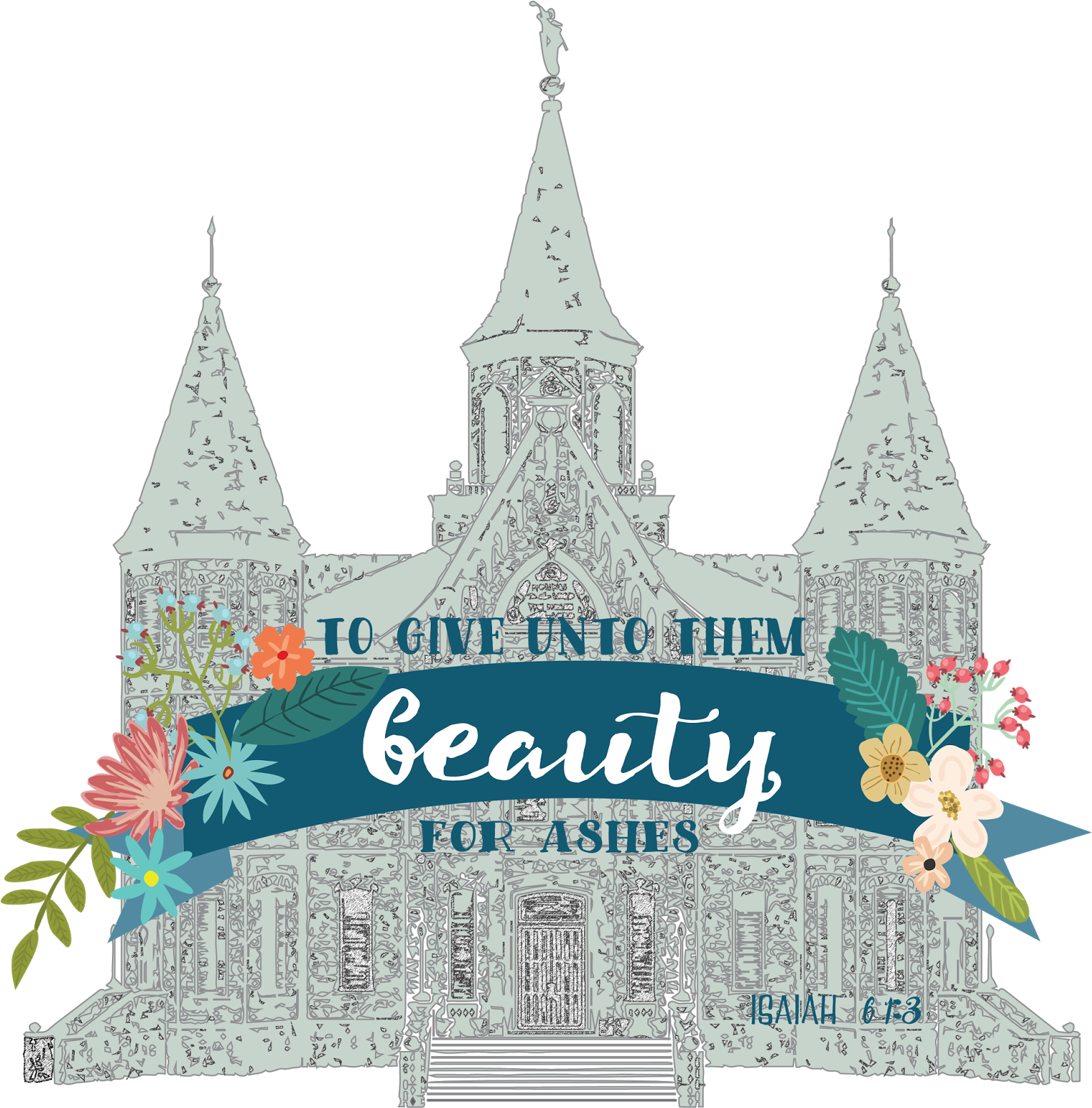 Beautyfor Ashes Church Illustration PNG
