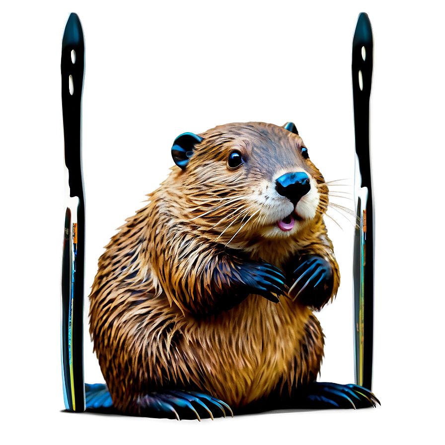 Beaver In Cartoon Style Png Nqx PNG