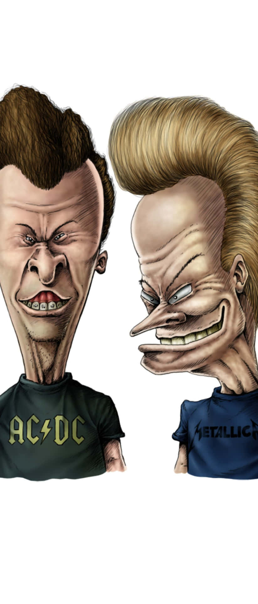 Beavis and Butthead rocking out