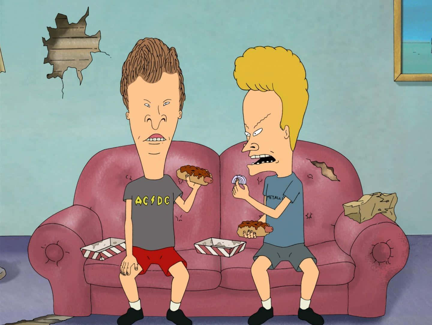 Beavis and Butthead looking cool