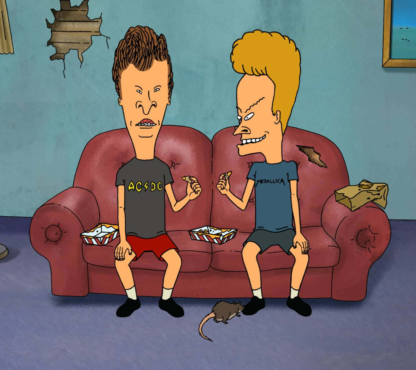 Beavis and Butthead Share a Laugh