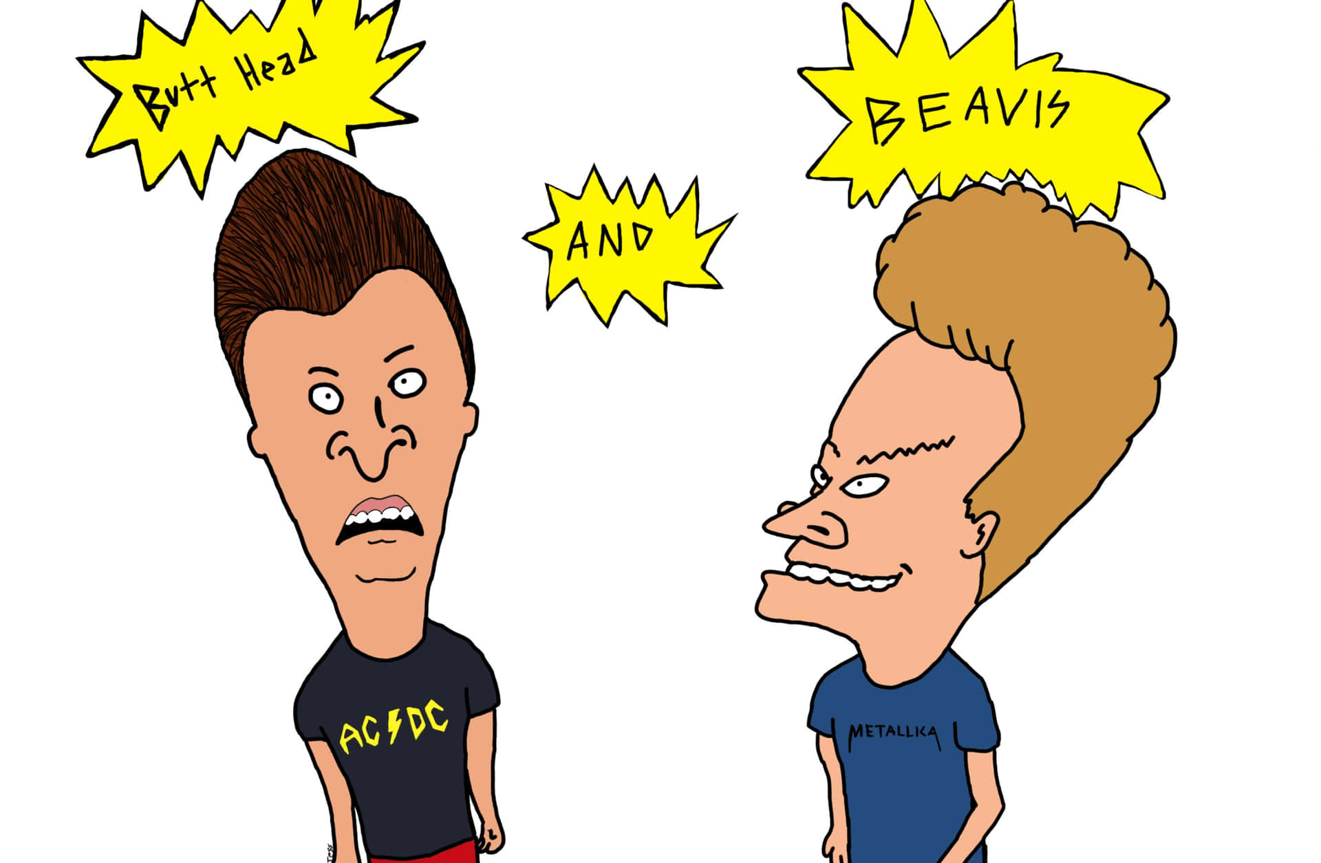 Beavis and Butthead take a break in their quest for mischief