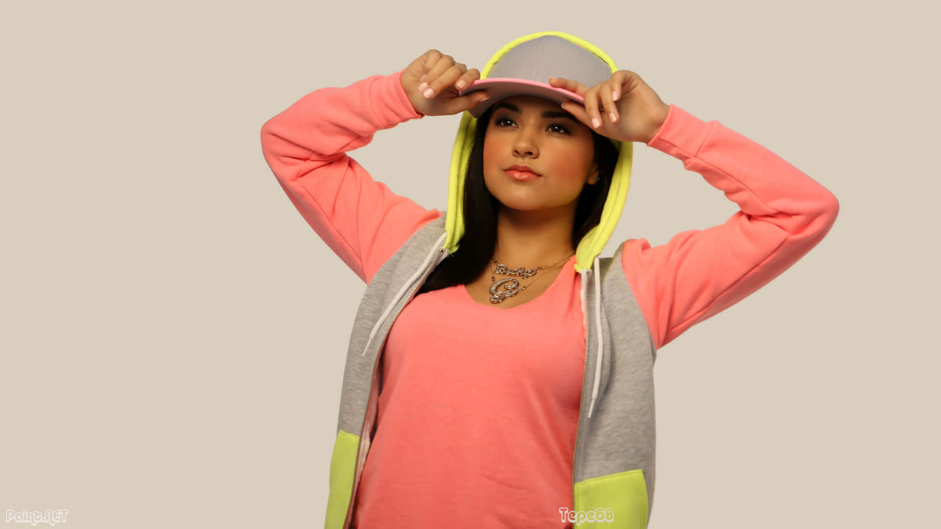 Singer and rapper, Becky G, focusing on her music.