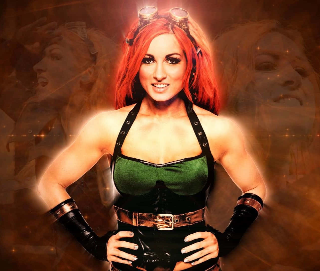 WWE stjerne Becky Lynch tapet Wallpaper