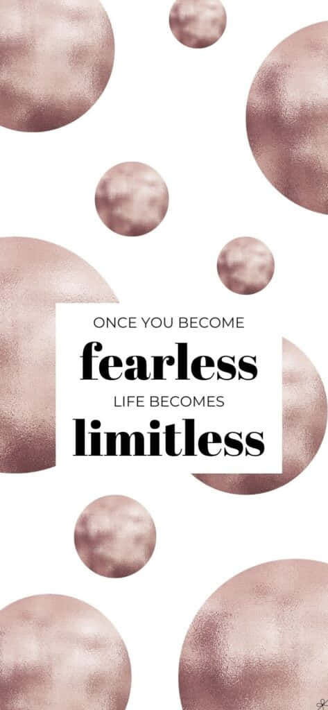 Become Fearless To Become Limitless Wallpaper