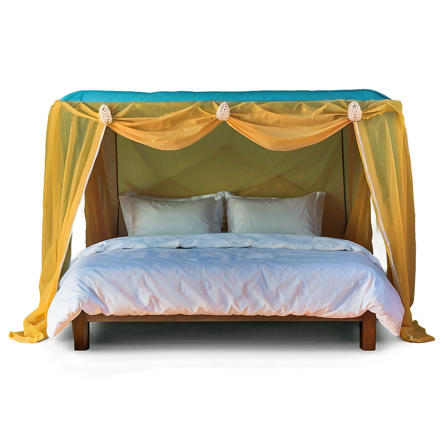 Bed With Canopy Net Png 67 PNG