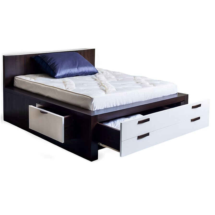 Bed With Drawers Underneath Png 55 PNG