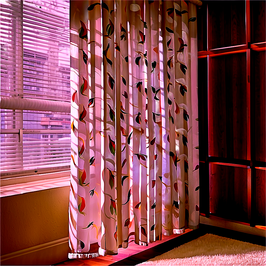 Bedroom Curtains Png 05252024 PNG