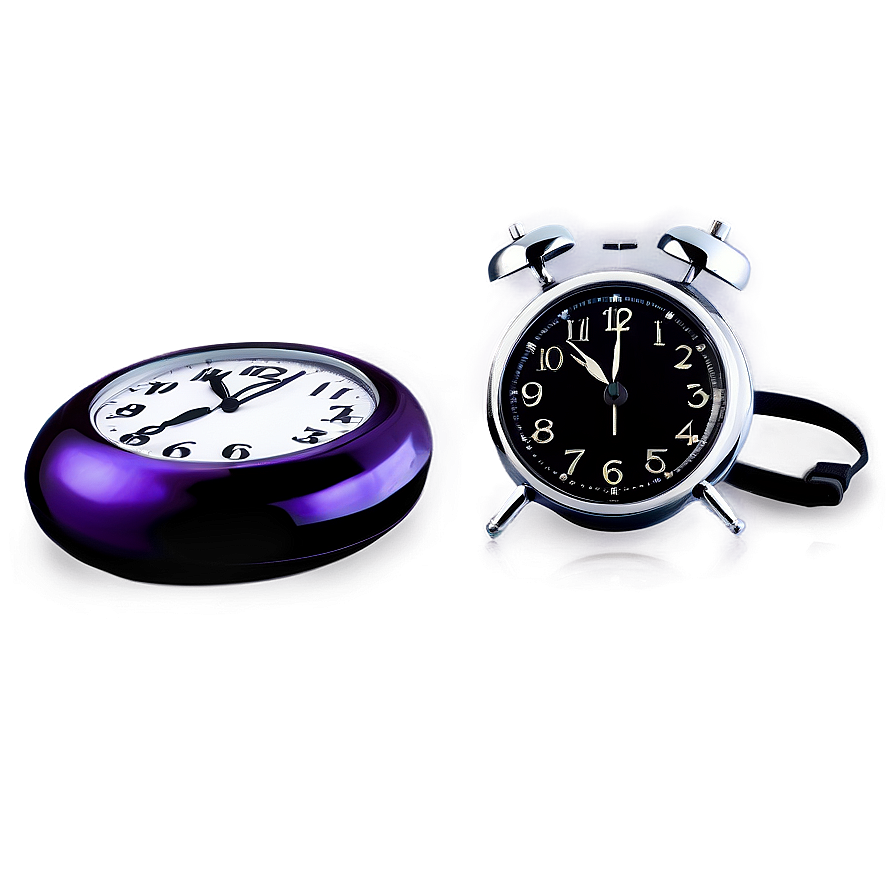Bedside Alarm Clock Png 05252024 PNG