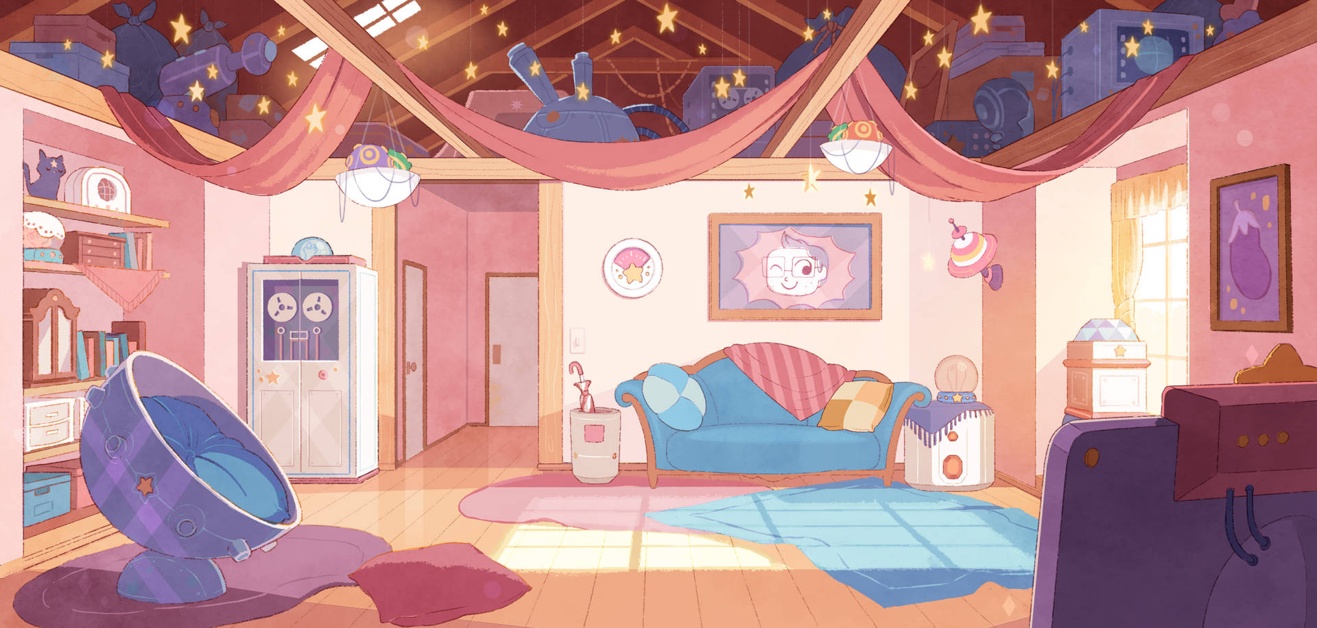 Bee And Puppycat Day Time Wallpaper