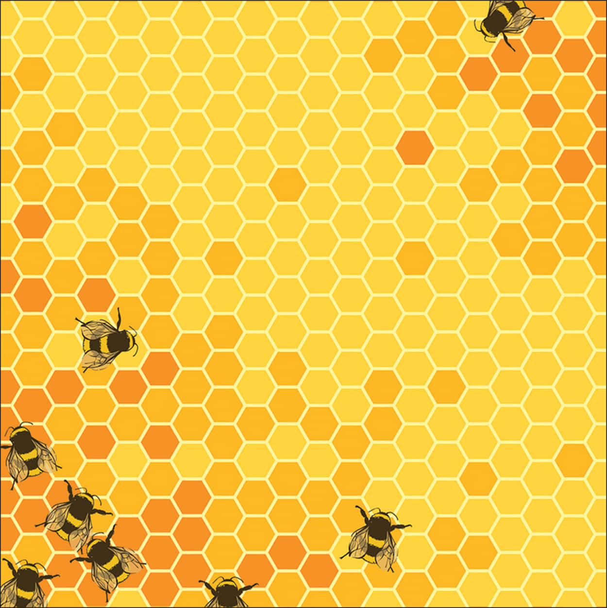 Bienenhintergrund